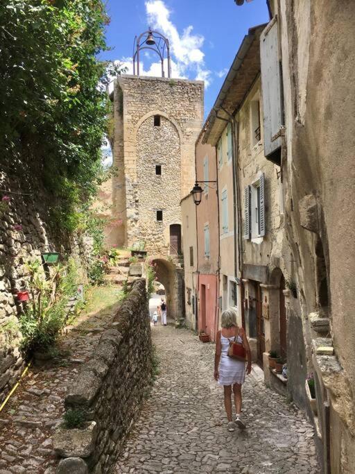 Apartmán La Vue Est Belle Montbrun-les-Bains Exteriér fotografie